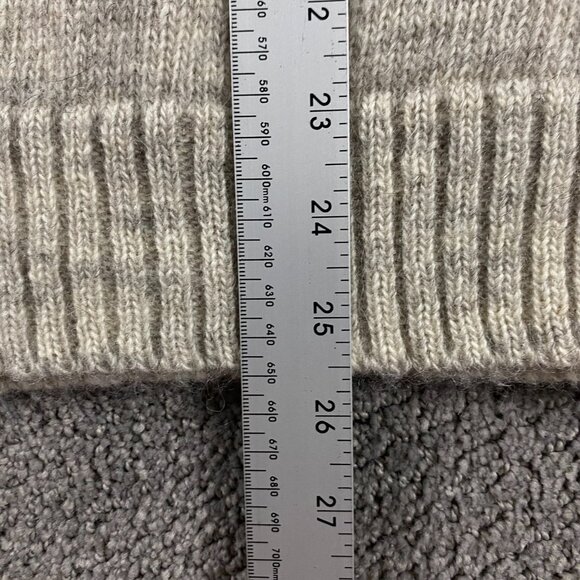 Vintage Tundra Canada Sweater Unisex Medium Women's Fair Isle Wool Beige Pink - Picture 7 of 7